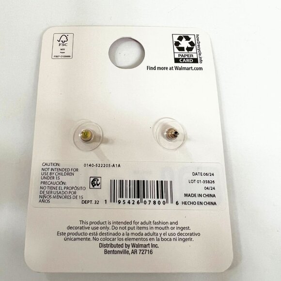 🎅 Holiday Time Santa Dangle Earrings – NWT, Festive & Fun! - Picture 2 of 2